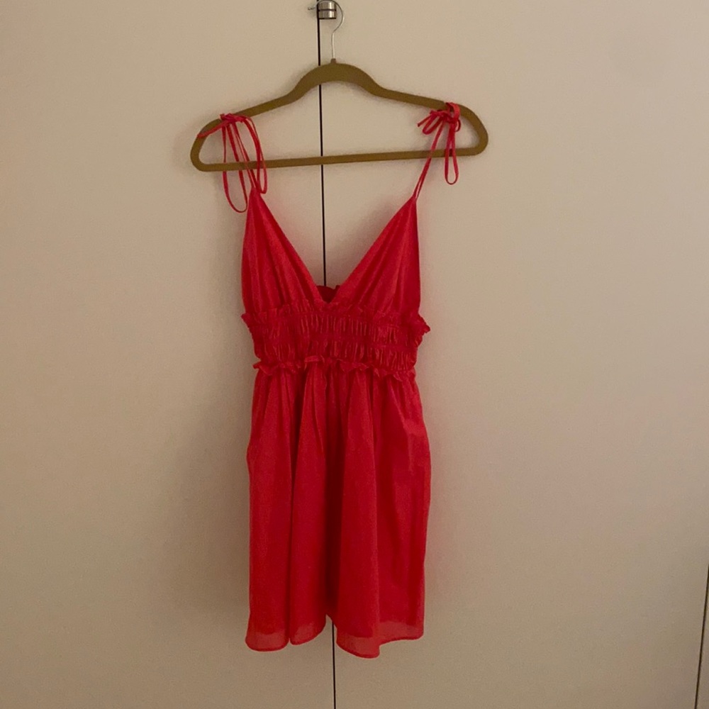 Summer pink dress